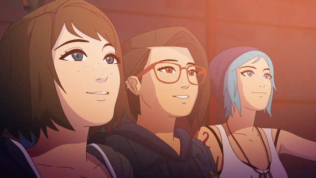 Life Is Strange characters smiling, basking in the sunlight