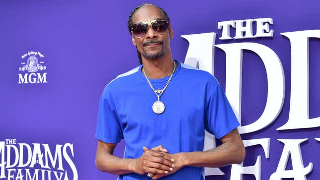 Snoop Dogg attends the Premiere of MGM’s ‘The Addams Family’ on October 06, 2019 in Los Angeles, California.