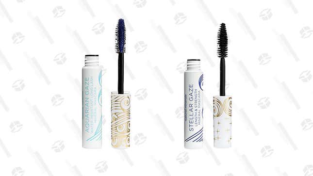 Pacifica Aquarian Gaze Water-Resistant Mascara in Deep Blue | $11 | Amazon
Pacifica Aquarian Gaze Water-Resistant Mascara in Supernova Black | $11 | Amazon