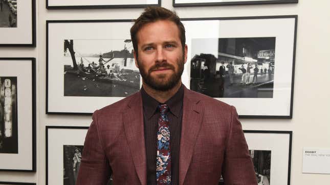 Image for article titled Armie Hammer Isn't Going Away Just Yet