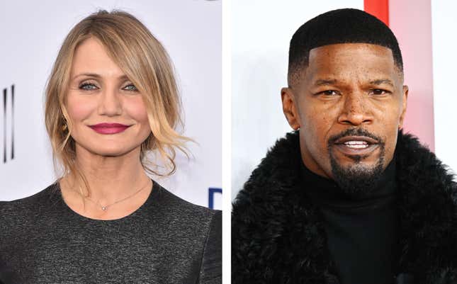 Image for article titled Cameron Diaz Defends Jamie Foxx Over Behavior Unprofessional Rumors