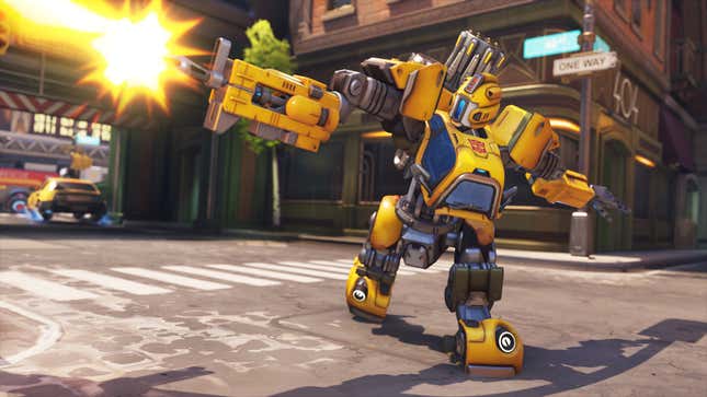 Bastion in his Transformers skin.