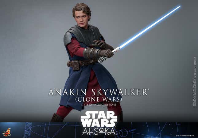 Image for article titled Hot Toys&#39; New Ahsoka Anakin Skywalker Smashes Hayden Christensen Into Clone Wars