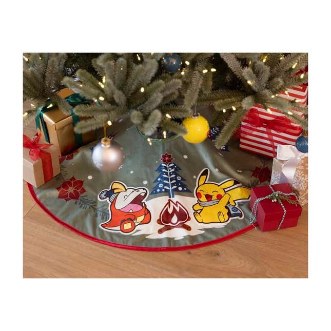 Pokémon-themed tree skirt