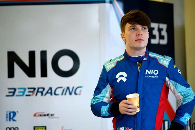 Dan Ticktum at the 2022 Mexico City ePrix.