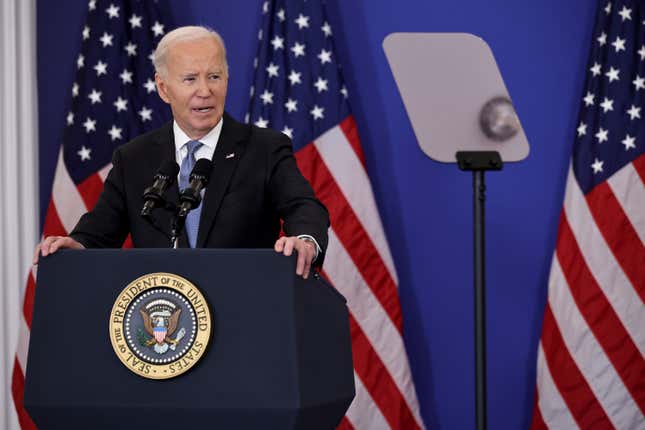 U.S. President Joe Biden on January 13, 2025 in Washington, DC.