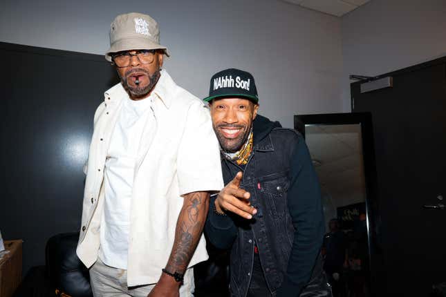 NEW YORK, NEW YORK - MAY 11: Method Man and Redman attend DJ Cassidy’s Pass The Mic Live! at Prudential Center on May 11, 2024 in Newark, New Jersey.