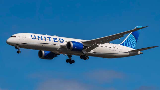 A United Airlines plane