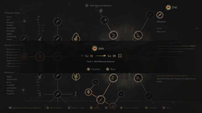 A screenshot shows the skill tree in Wuchang.
