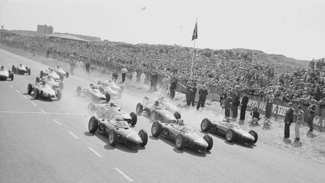 Porsche raced at the Dutch Grand Prix in 1961.