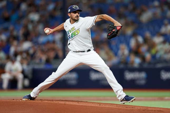 Tampa Bay Rays Tropican Field First Pitch Framed Picture