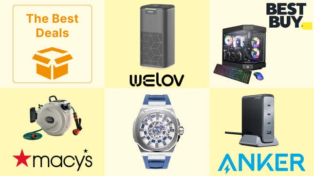 Image for article titled Best Deals of the Day: Anker, Best Buy, Air Purifiers, Garden Hoses, Dwiss Watches &amp; More