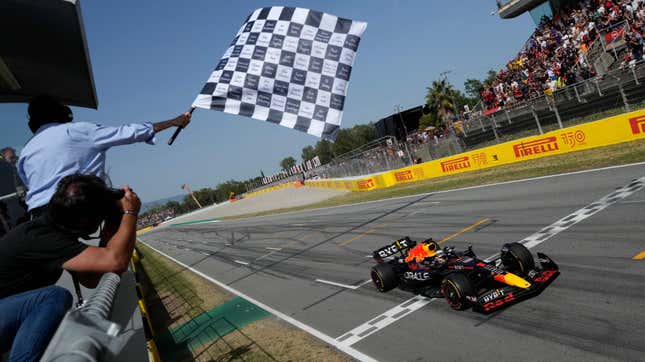 Image for article titled Max Verstappen Wins F1&#39;s Fault-Filled Spanish Grand Prix