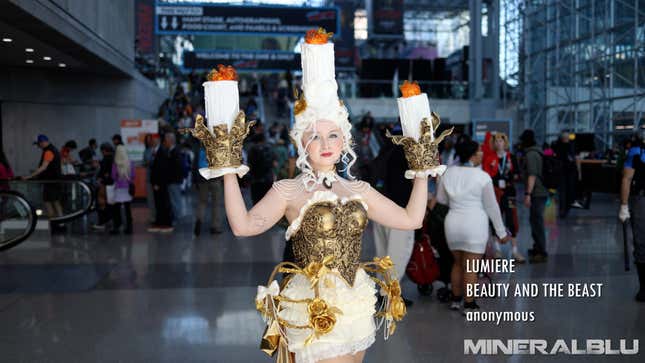 A cosplayer at New York Comic-Con 2024