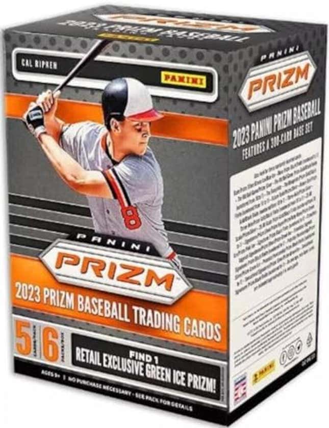 Image for article titled 2023 Panini Prizm Baseball 6-Pack Blaster Box (6 Packs/5 Cards: Green Ice Prizms), Now 10% Off