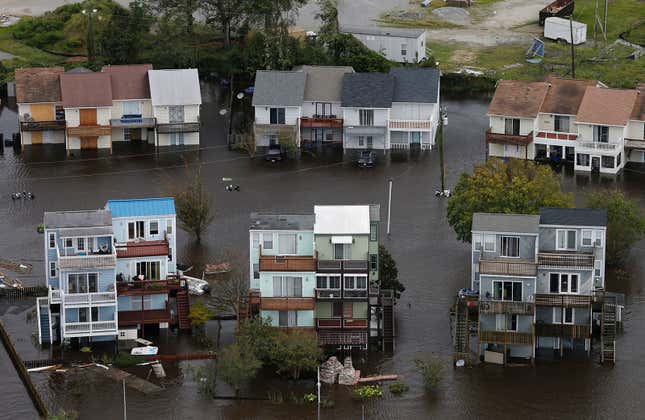 Image for article titled Photos: Florence’s destructive flooding, seen from the air
