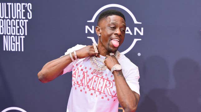 Boosie Badazz arrives to the 2023 BET Awards at Microsoft Theater on June 25, 2023 in Los Angeles, California. 