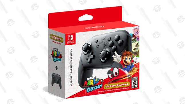 Nintendo Switch Pro Controller + Super Mario Odyssey | $69 | Walmart