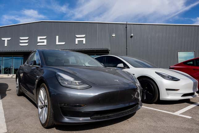 Tesla sells five electric vehicles — the Models S, 3, X, Y, and the Cybertruck.