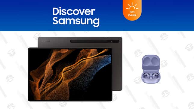 Discover Samsung Summer Sales Event | Samsung
Galaxy Tab S8 Ultra + Free Galaxy Buds Pro + $100 Credit | $1,100 | Samsung