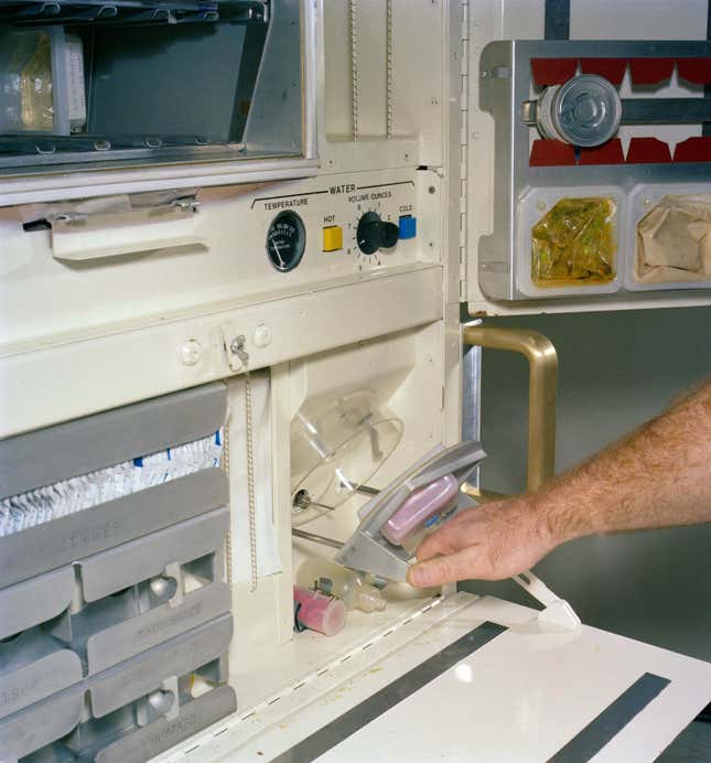 Image for article titled Photos: Six decades of eating in outer space
