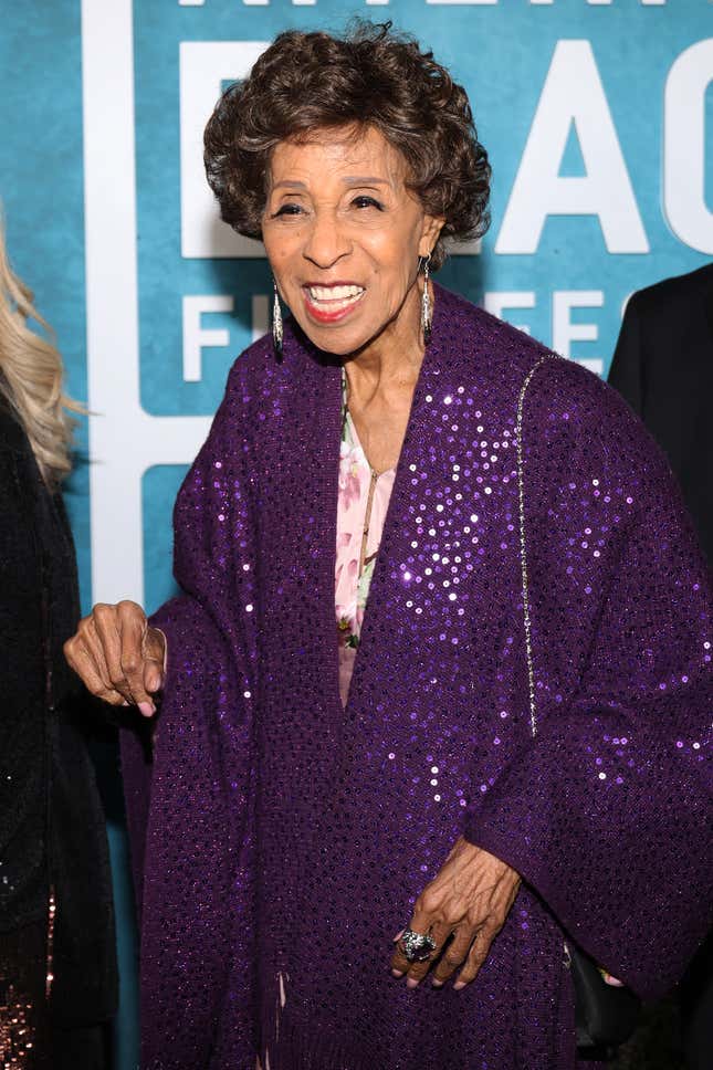 Marla Gibbs attends 7th Annual American Black Film Festival Honors at SLS Hotel, a Luxury Collection Hotel, Beverly Hills on February 17, 2025 in Los Angeles, California.