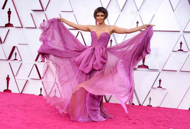 Halle Berry attends the 93rd Annual Academy Awards at Union Station on April 25, 2021 in Los Angeles, California.