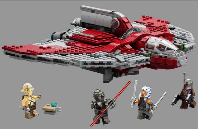 Red star wars online lego ship