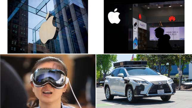 Image for article titled Apple killed its car, got snubbed by Goldman, backtracked on iPhone apps, and was fined $2 billion