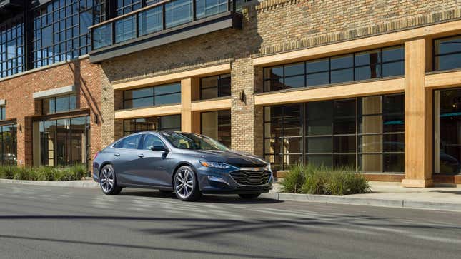 A photo of a Chevrolet Malibu sedan. 