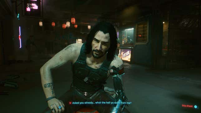 Cyberpunk devs ban players from having sex with Keanu Reeves