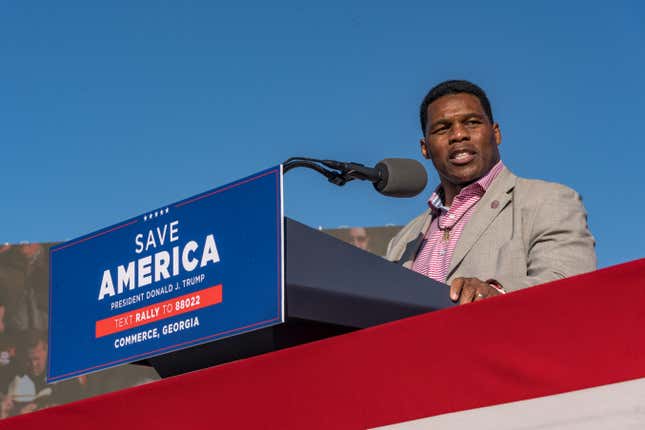 Image for article titled Herschel Walker Endorsed by Pro-Life Organization