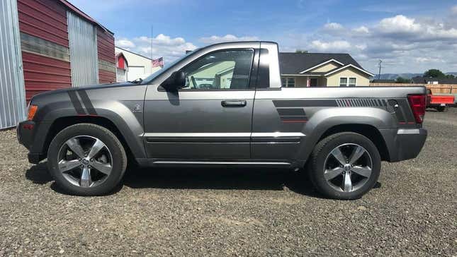 Image for article titled At $18,500, Is This 2007 Jeep Grand Cherokee Pickup A De… Wait, A What?