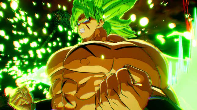 Broly se convierte en el legendario super saiyajin después del último parche. 