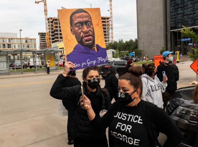 Image for article titled Part of the Minneapolis Street Where George Floyd Was Killed Will be Named After Him...And I&#39;m Not Sure How I Feel About That