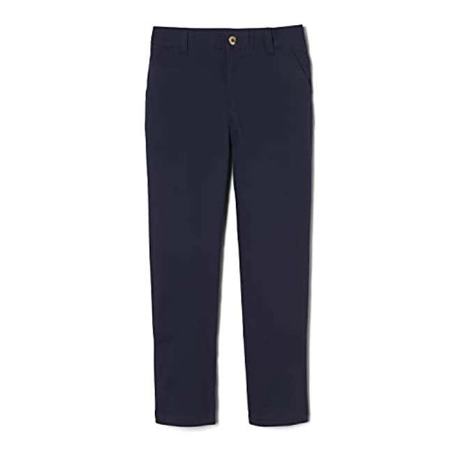 Image for article titled French Toast Boys&#39; Adjustable Waist Straight Fit Stretch Twill Chino Pant, Now 39% Off