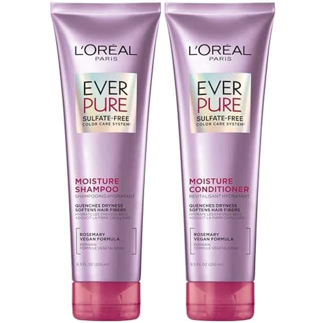 Image for article titled L&#39;Oreal Paris Moisture Sulfate Free Shampoo and Conditioner Set, Now 30% Off