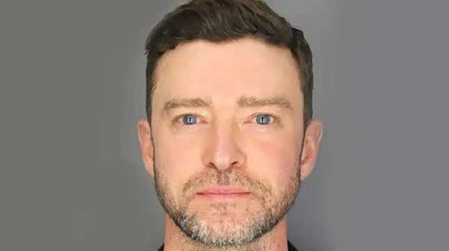 Justin Timberlake mug shot