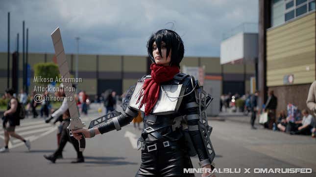 A cosplayer at Dokomi 2025.