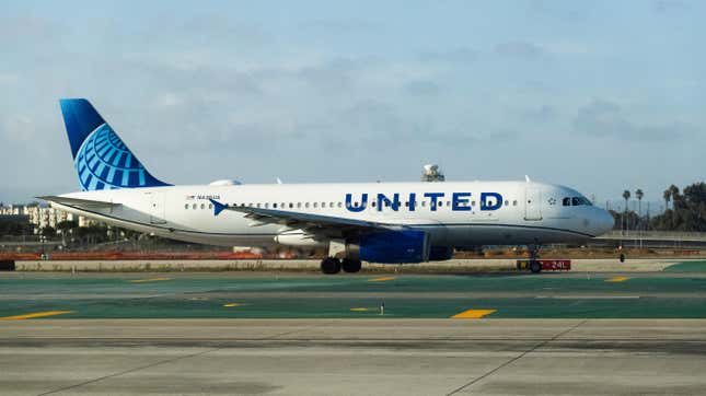 A United Airlines plane