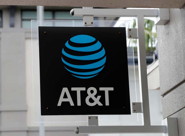 FILE - The sign in front of an AT&amp;T retail store is seen in Miami, July 18, 2019. The theft of sensitive information belonging to millions of AT&amp;T’s current and former customers has been recently discovered online, the telecommunications giant said Saturday, March 30, 2024. In an announcement addressing the data breach, AT&amp;T said that a dataset found on the dark web contains information including some Social Security numbers and passcodes for about 7.6 million current account holders and 65.4 million former account holders. (AP Photo/Lynne Sladky, File)