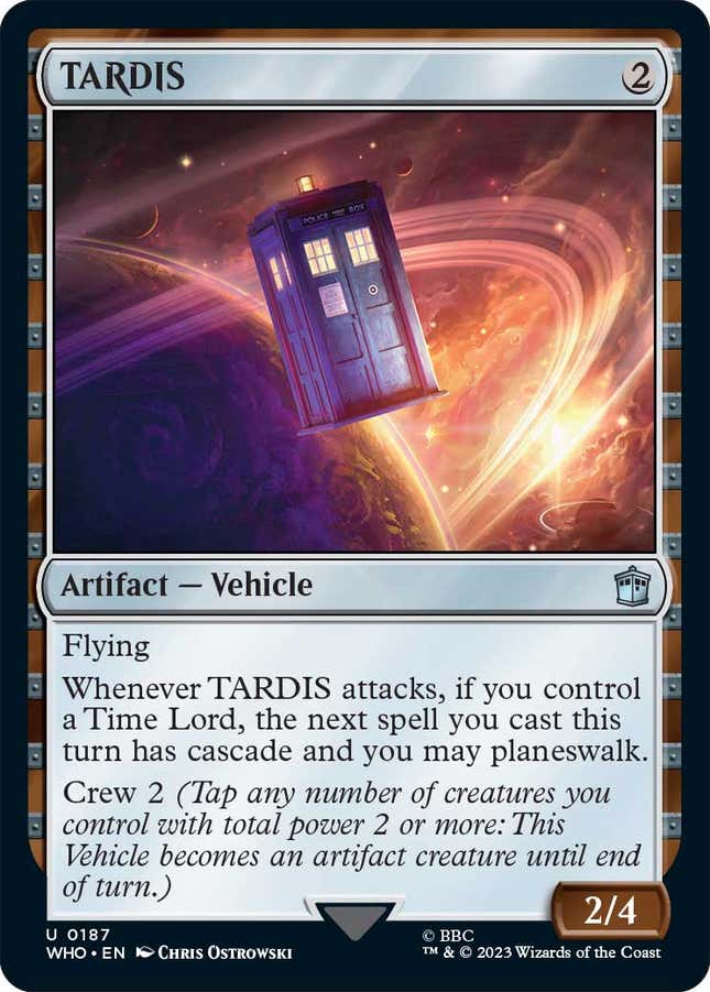 Image for article titled Get a Peek at Magic: The Gathering&#39;s New Doctor Who Set