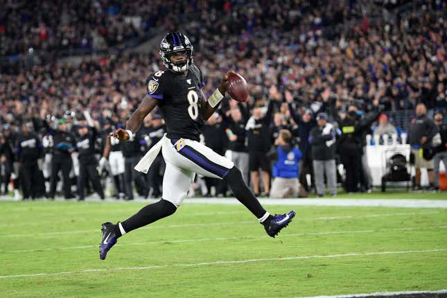 Lamar Jackson Shellacs Pats, Handing New England First Loss