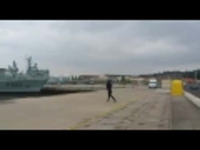 Portugal Launches Naval Drone, Immediately Crashes It