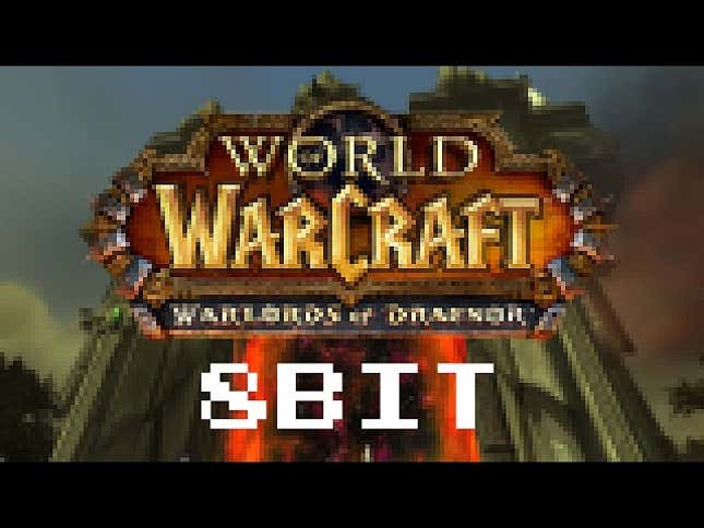 <em>Warlords of Draenor</em> as a PS1 Game