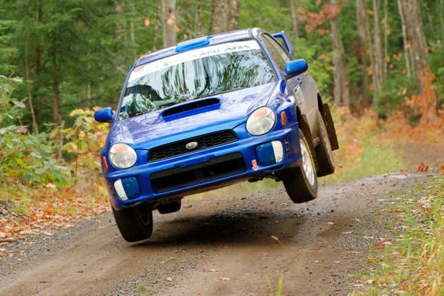 Image for article titled I Watched A Clean Bugeye WRX Die So A Rally Car Could Live