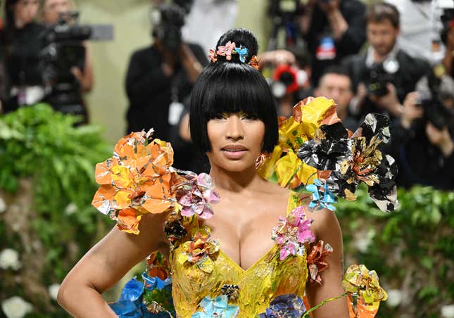 Nicki Minaj at the 2024 Met Gala: “Sleeping Beauties: Reawakening Fashion” held at The Metropolitan Museum of Art on May 6, 2024 in New York City.