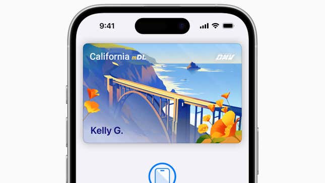 Image for article titled California Residents Can Now Add Their Driver's License To Their iPhone's Apple Wallet