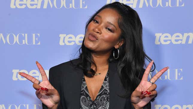 An image of Keke Palmer during the Teen Vogue Summit at Los Angeles' Goya Studios in November 2022.