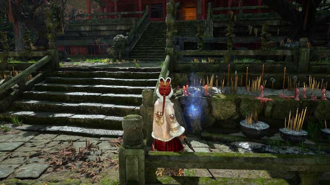 Where To Find All Faces Of The Past The protagonist of Wuchang stands before a glowing blue circle.